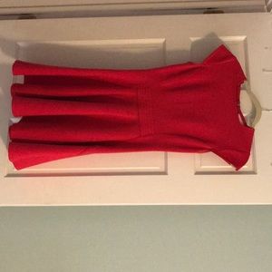 Red cocktail dress